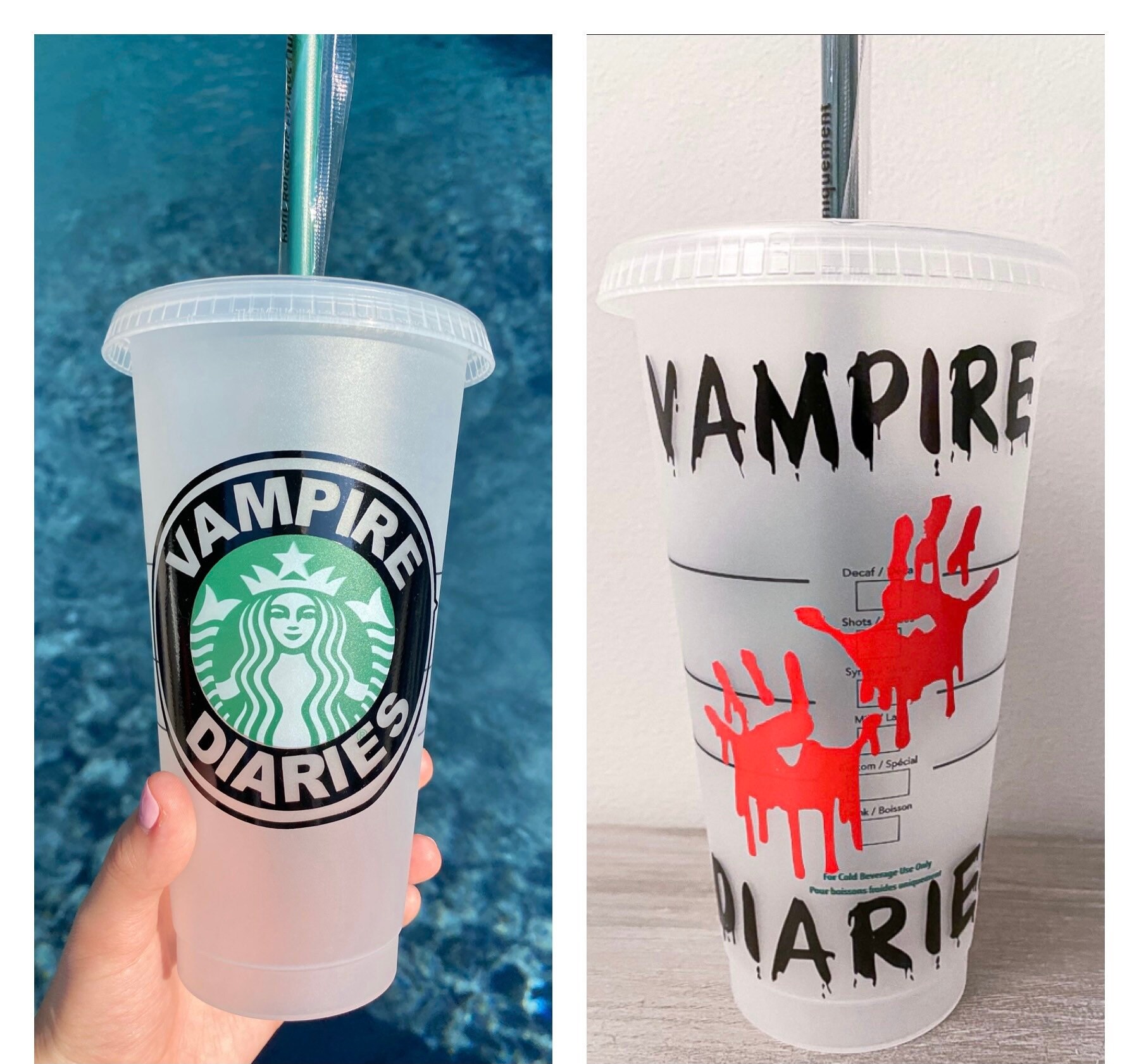 Vampire Diaries Starbucks Cold Cup