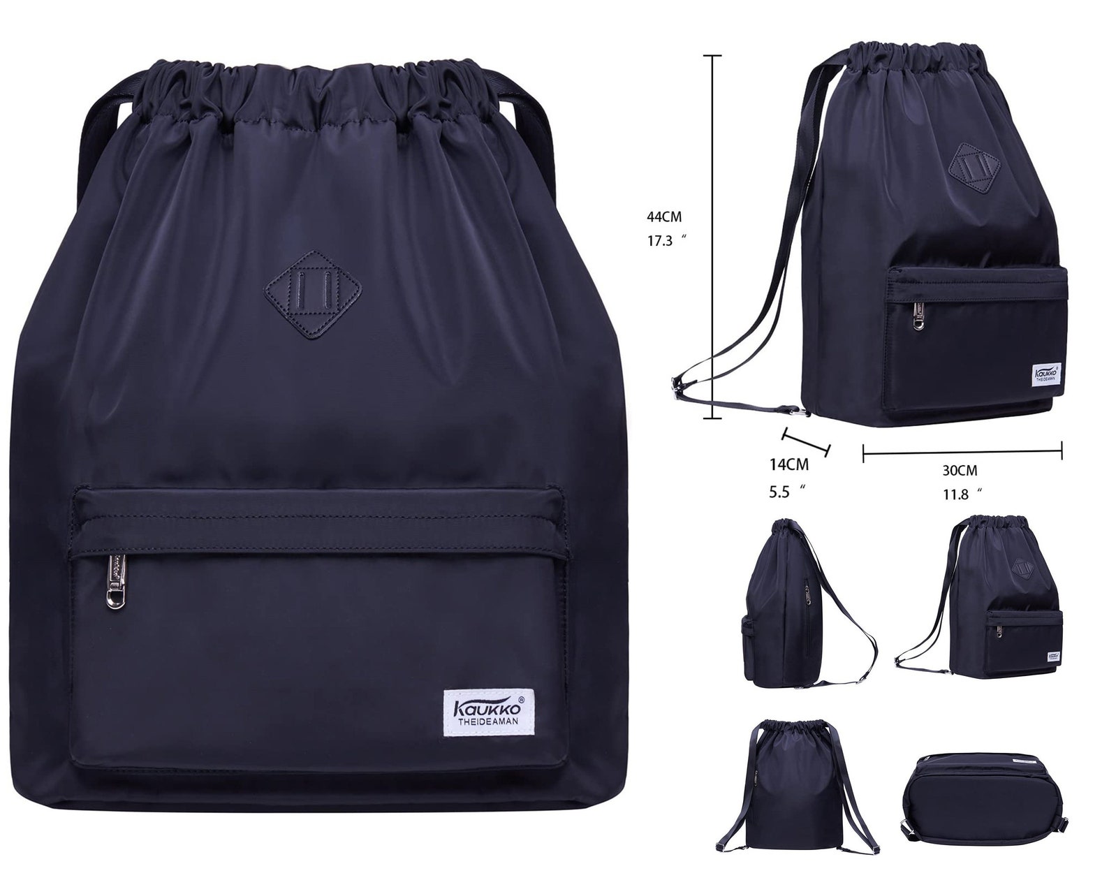 Sac À Dos Vintage Avec Cordon De Serrage En Toile Pour Femme[u4793