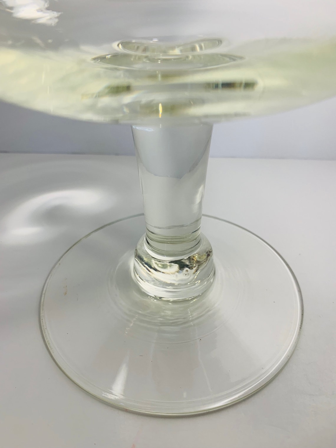 Large Hand Blown Glass Brandy Cognac Snifter. Desert Bowl Etsy