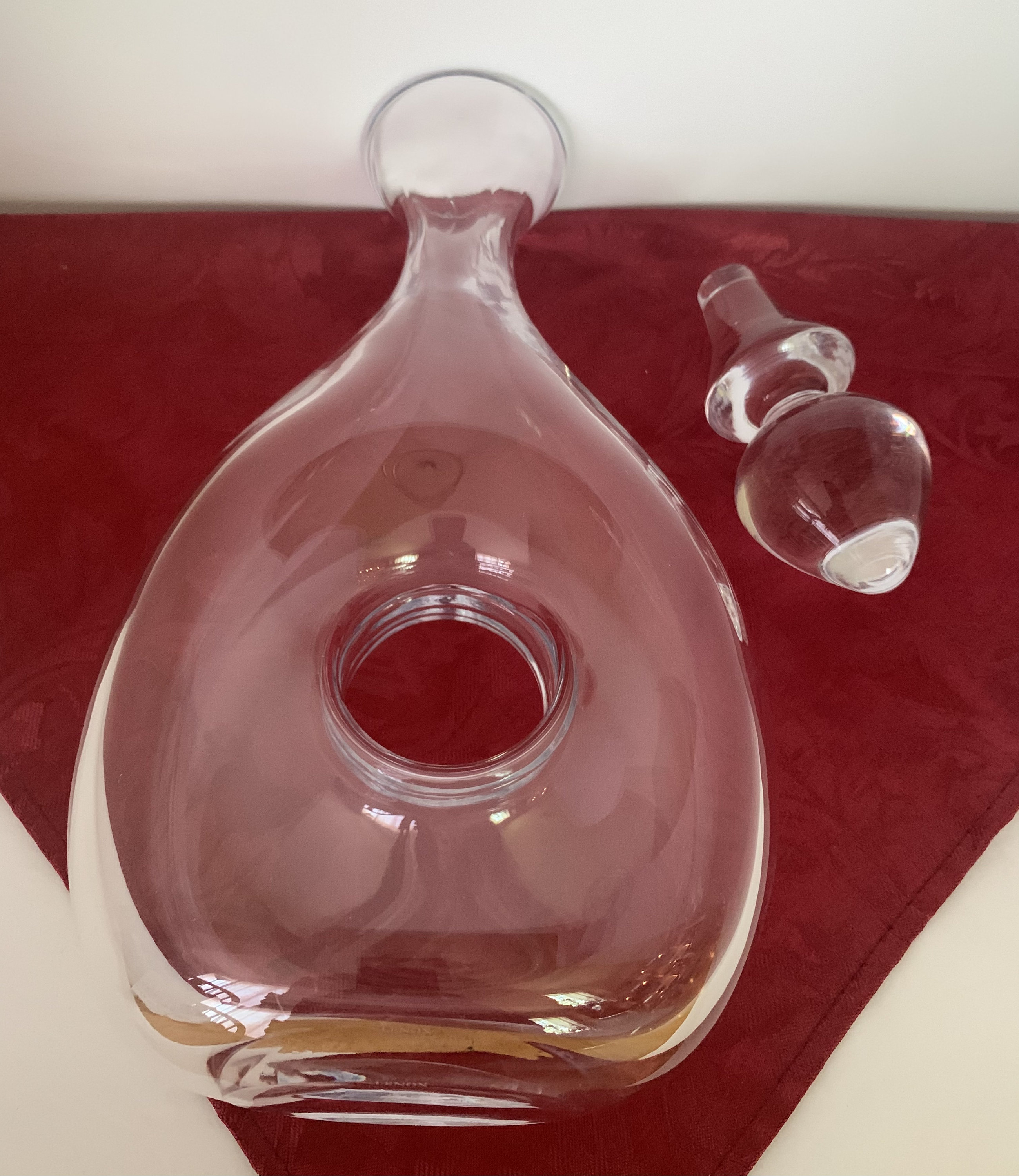 Lenox 825772 Tuscany Classics crystal decanter with lid 