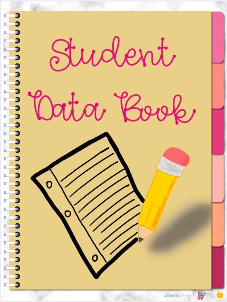 Teacher Digital Planner student Data Tracker Etsy