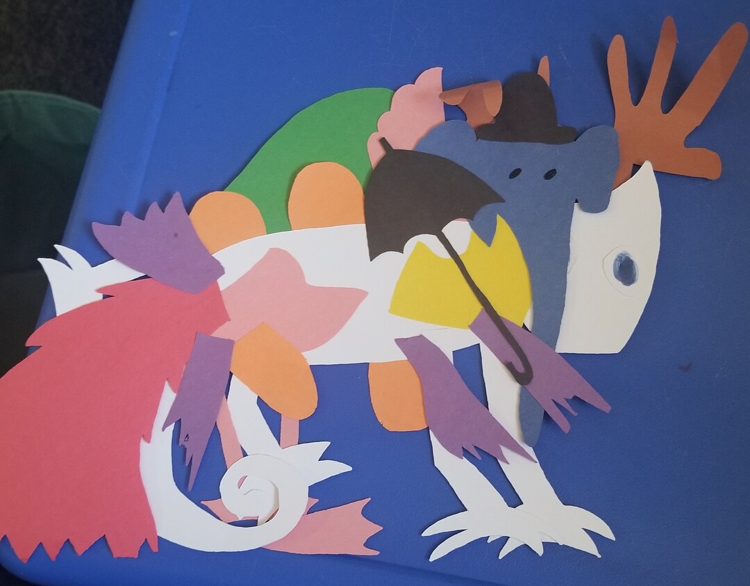 Mixed up Chameleon Craft - Etsy