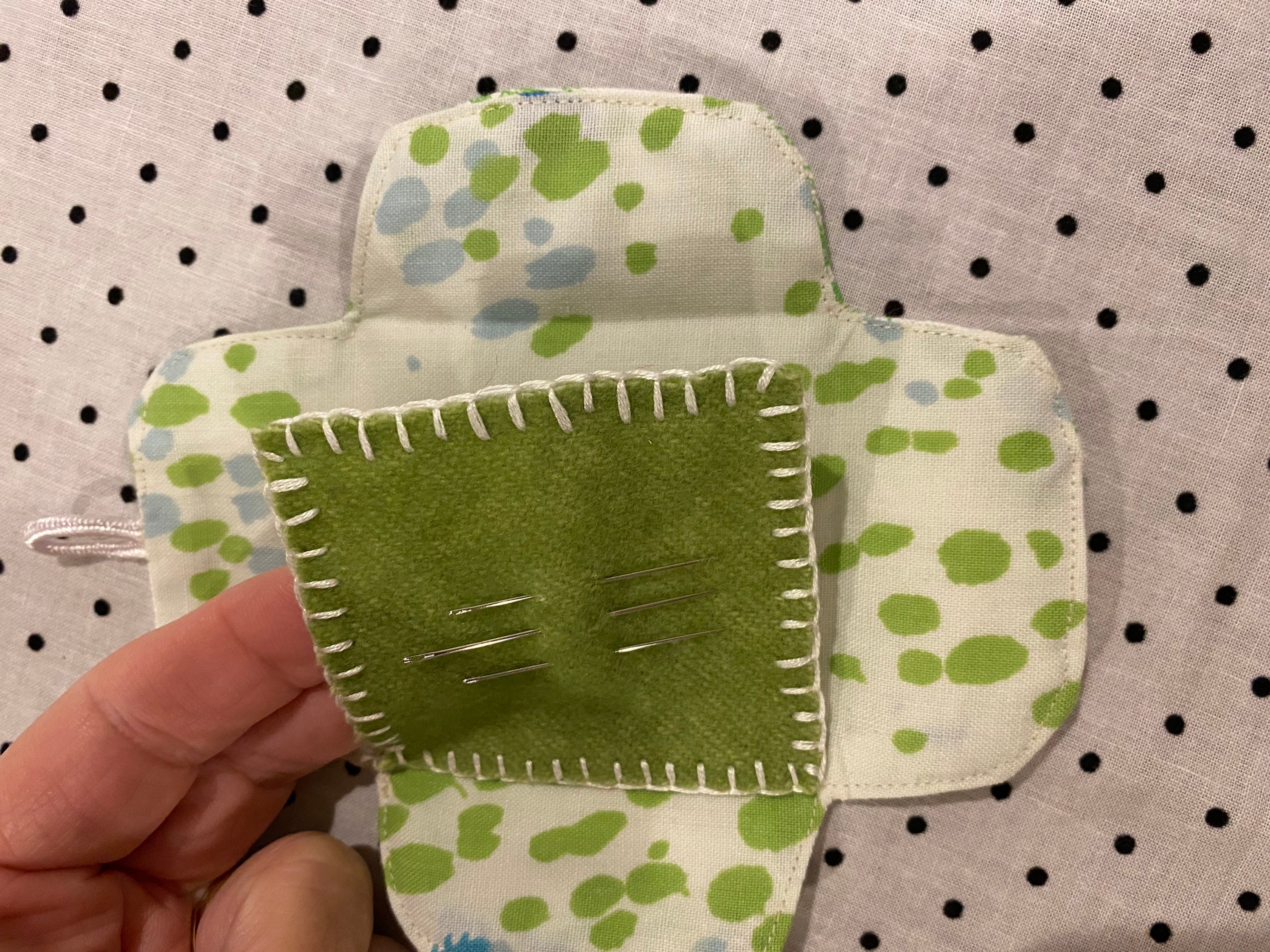 Vintage Sewing Needle Keeper Reimagined Vintage Green & Etsy