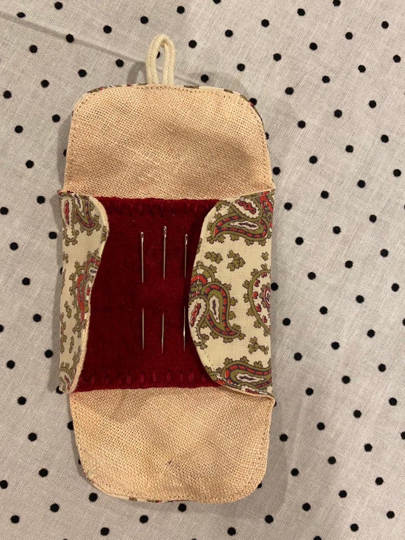 Vintage Sewing Needle Keeper Reimagined Vintage Cream & Etsy