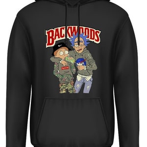 rick and morty backwoods sweater
