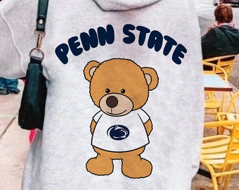 Custom Teddy Bear College Hoodie | Custom Sorority Teddy Bear Hoodie