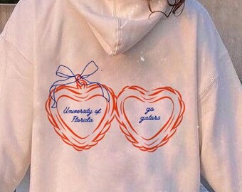 Custom College Hoodie | Custom Sorority Hoodie | Personalized College Locket Hoodie