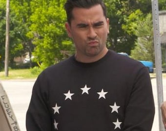 David Rose Star-sweater | Fankleding voor tv-programma's Creek