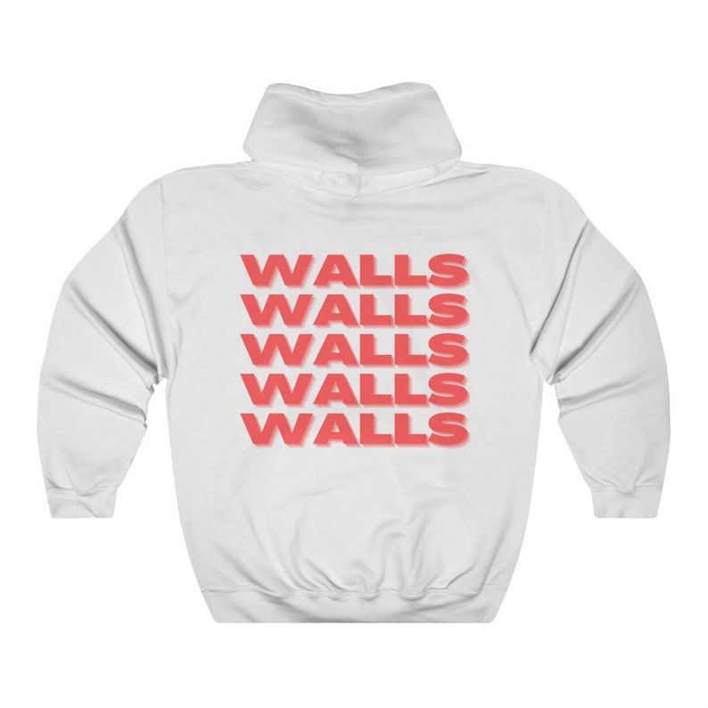 Smiley walls swirly print hoodie Clearance