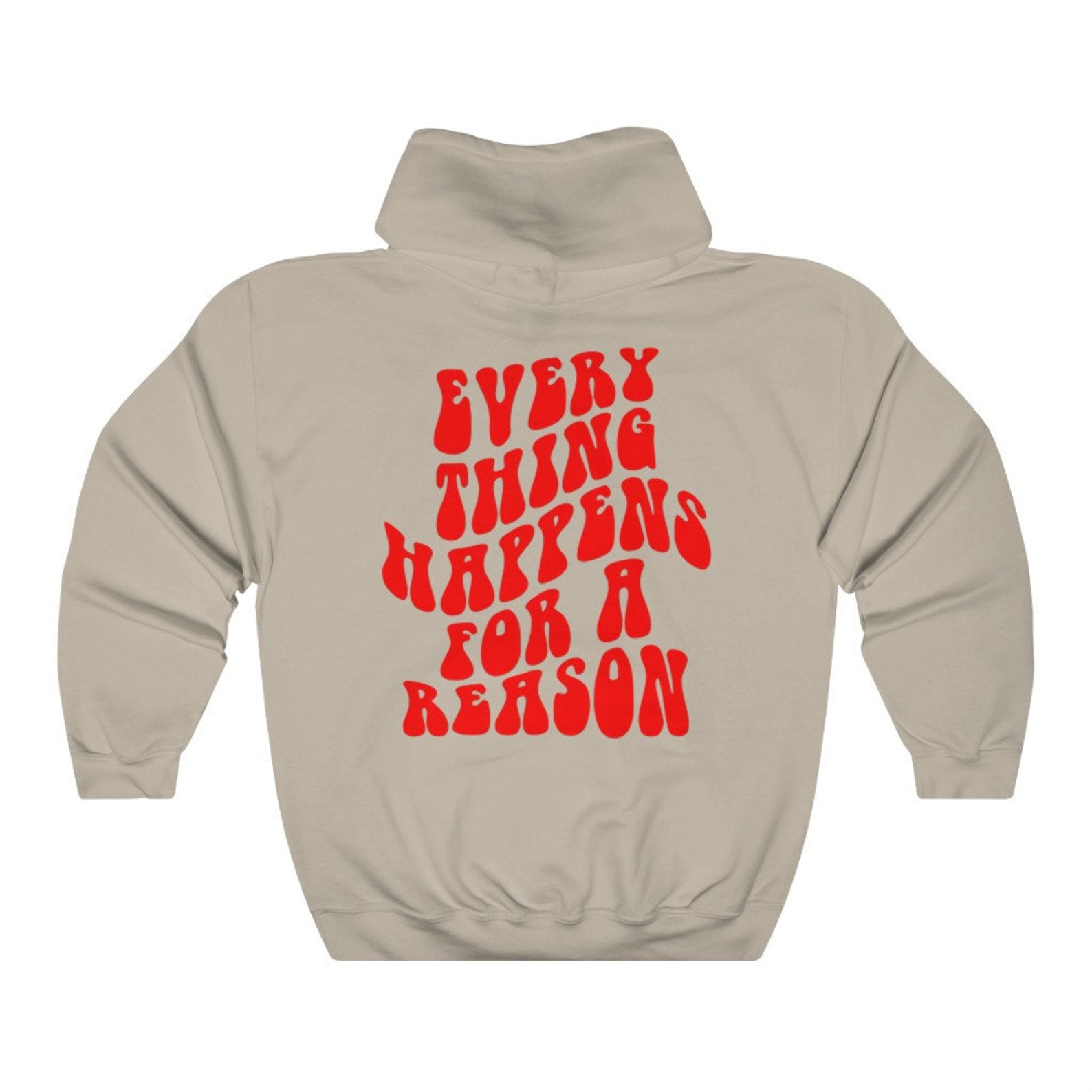 Everything Happens for A Reason Hoodie Tumblr Hoodie | Etsy