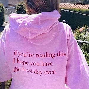 If You&#39;re Reading This Hoodie | Aesthetic Hoodie | Trendy Hoodie | Oversized Hoodie | Tumblr Hoodie