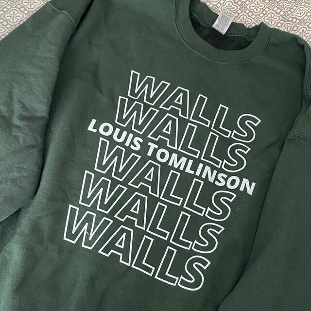 Louis Tomlinson Hoodies - Louis Tomlinson Walls smiley Pullover Hoodie  RB0308