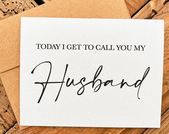 Wedding Day Card to Husband, Future Husband Writing a letter to future spouse