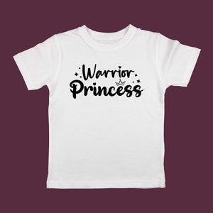 Krieger Prinzessin SVG/PNG | Kinder Design befähigen | DIY Kleidung und Dekor | Druckbare Handwerk Design | Digitaler Download