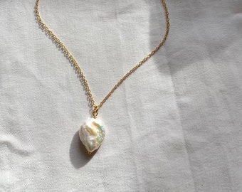 Two Strands Keshi Pearl Necklace - Etsy