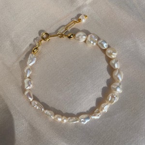 Keshi Pearl Bracelet Bild 2