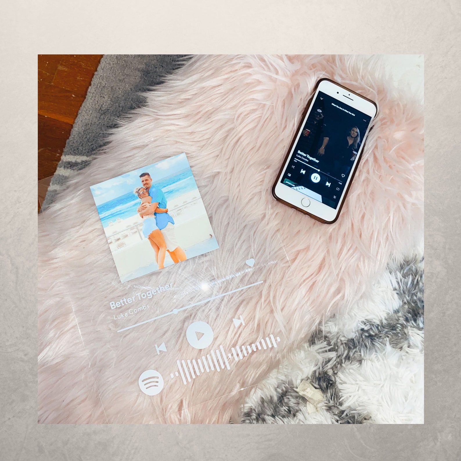 Custom Spotify Glass Album Cover Etsy