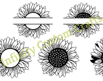 ひまわりのSVGセット