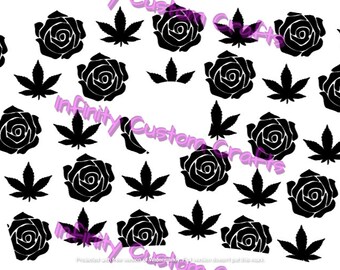 ローズ＆ポットリーフラップ