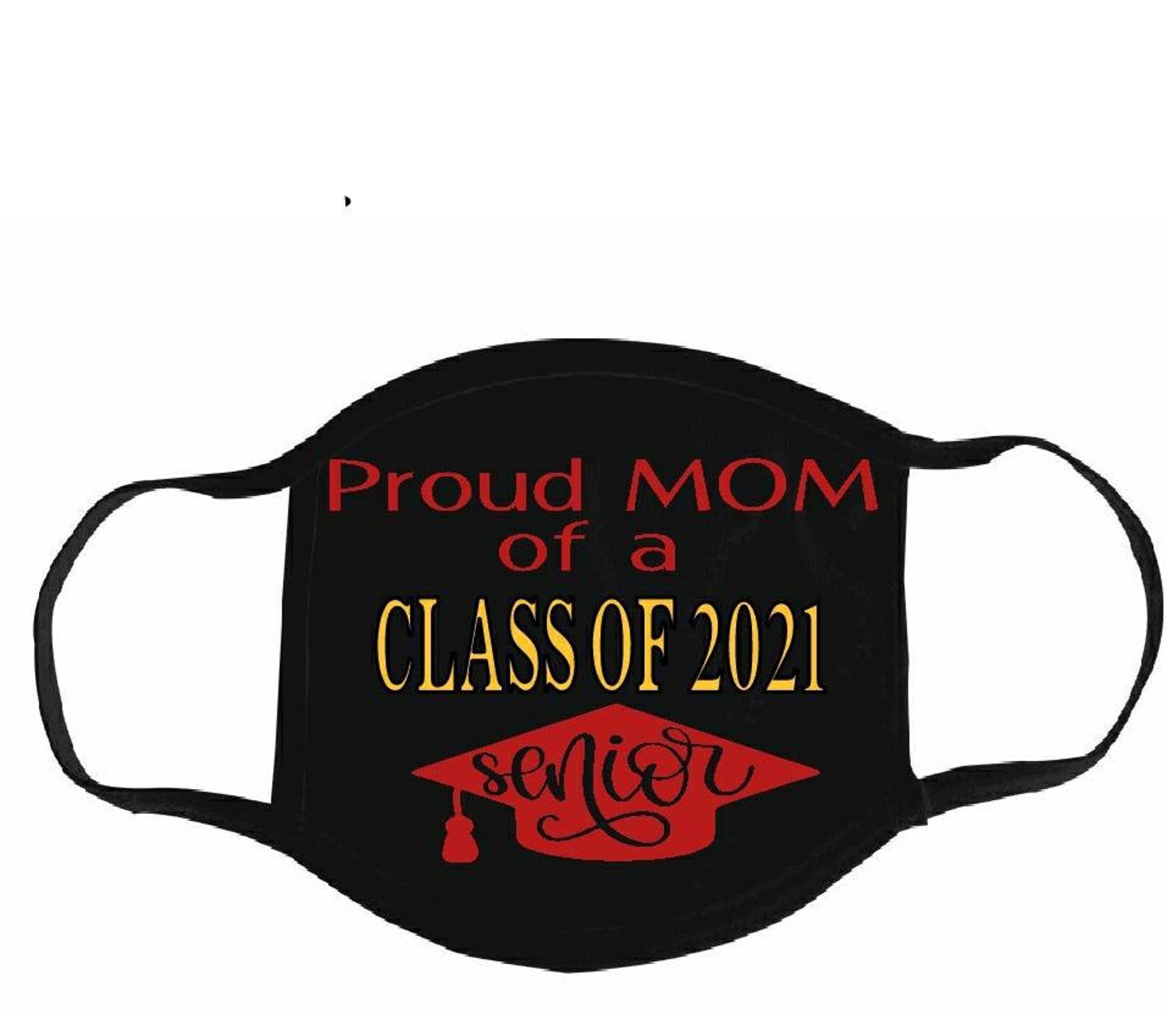 Download Class of 2021 Graduate Face Mask Proud Mom Dad Grandma | Etsy