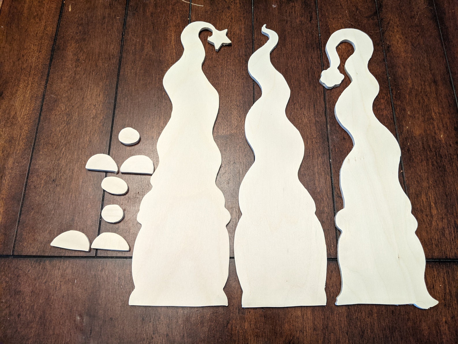 Gnome Wood Cutouts Etsy