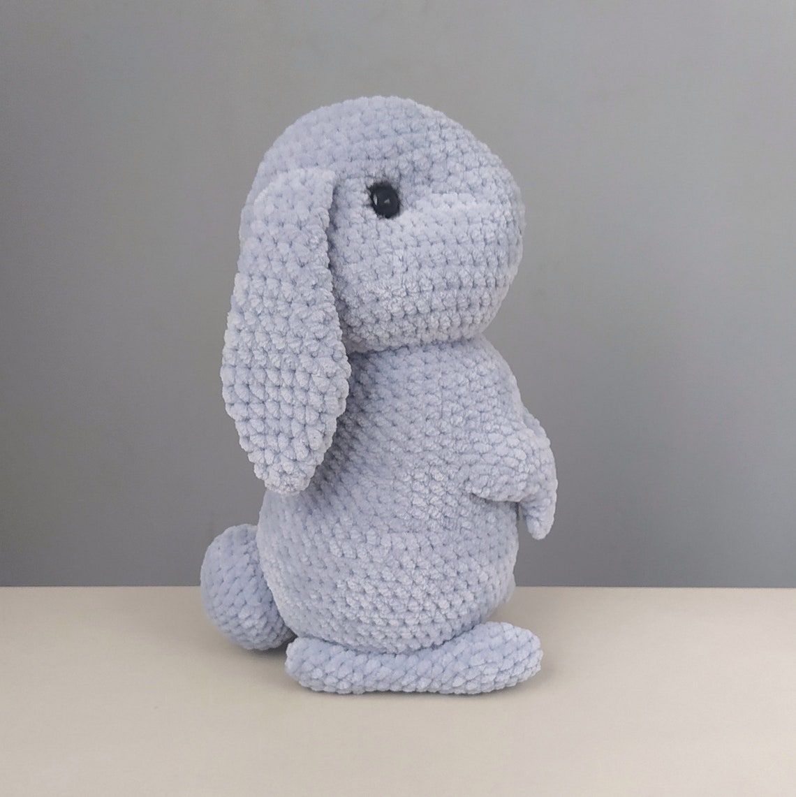 Bunny crochet pattern realistic rabbit amigurumi Etsy