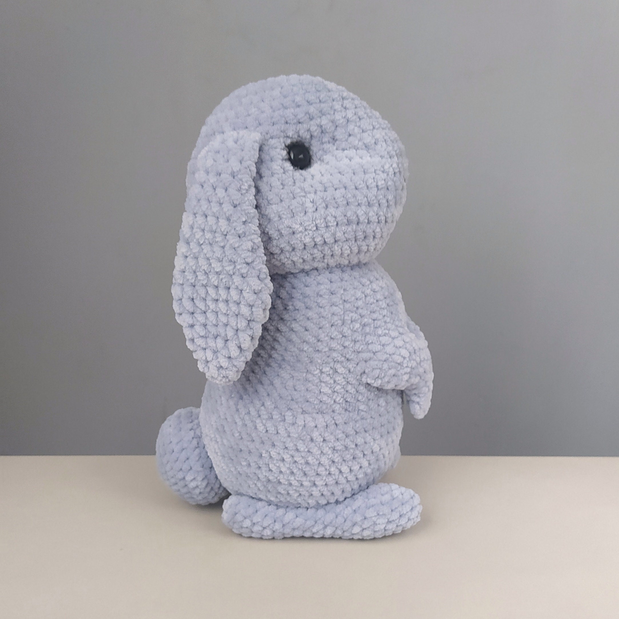 Bunny crochet pattern realistic rabbit amigurumi Etsy