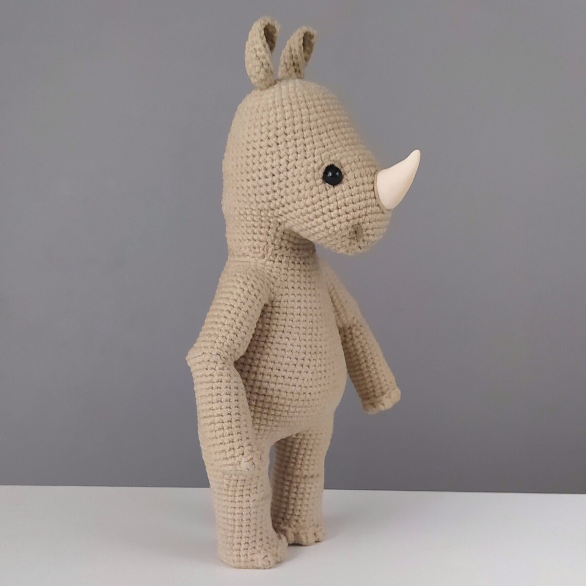 Rhino crochet pattern PDF amigurumi cute rhinoceros Etsy