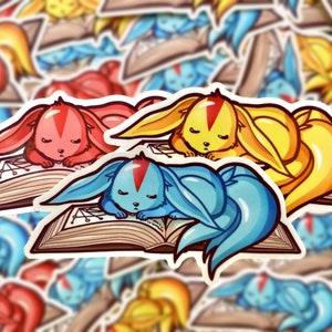 Final Fantasy XIV Sleeping Carbuncle Summoner Vinyl Waterproof Stickers