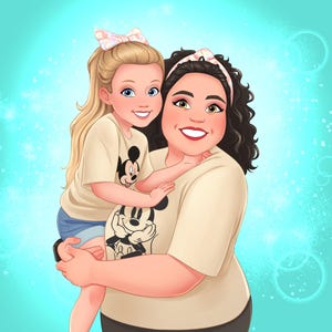 Cartoon portrait | Portrait from photo | Cartoon portrait from photo | Gifts Idea | Digital portrait | Mother's Day gift | Couple portrait