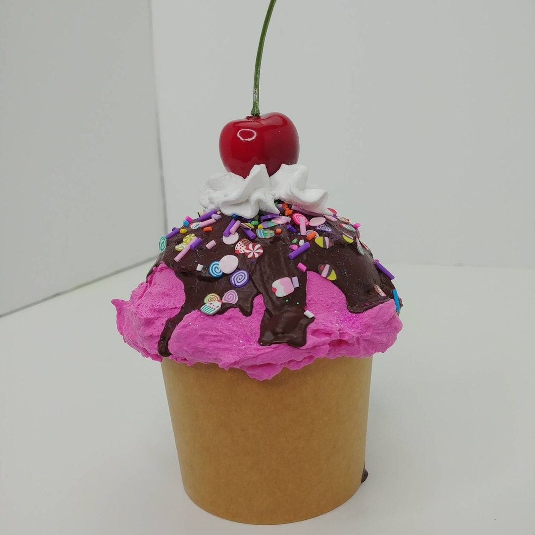Fake Ice Cream Sundae for Birthday Parties, Holidays, Decorations ...