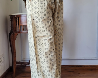 Pantalon palazzo en coton à imprimé blocs de main, Pantalon évasé, Pantalons pour vêtements d'été, Pantalons de yoga en coton, Pantalon palazzo en coton, Pantalon indien