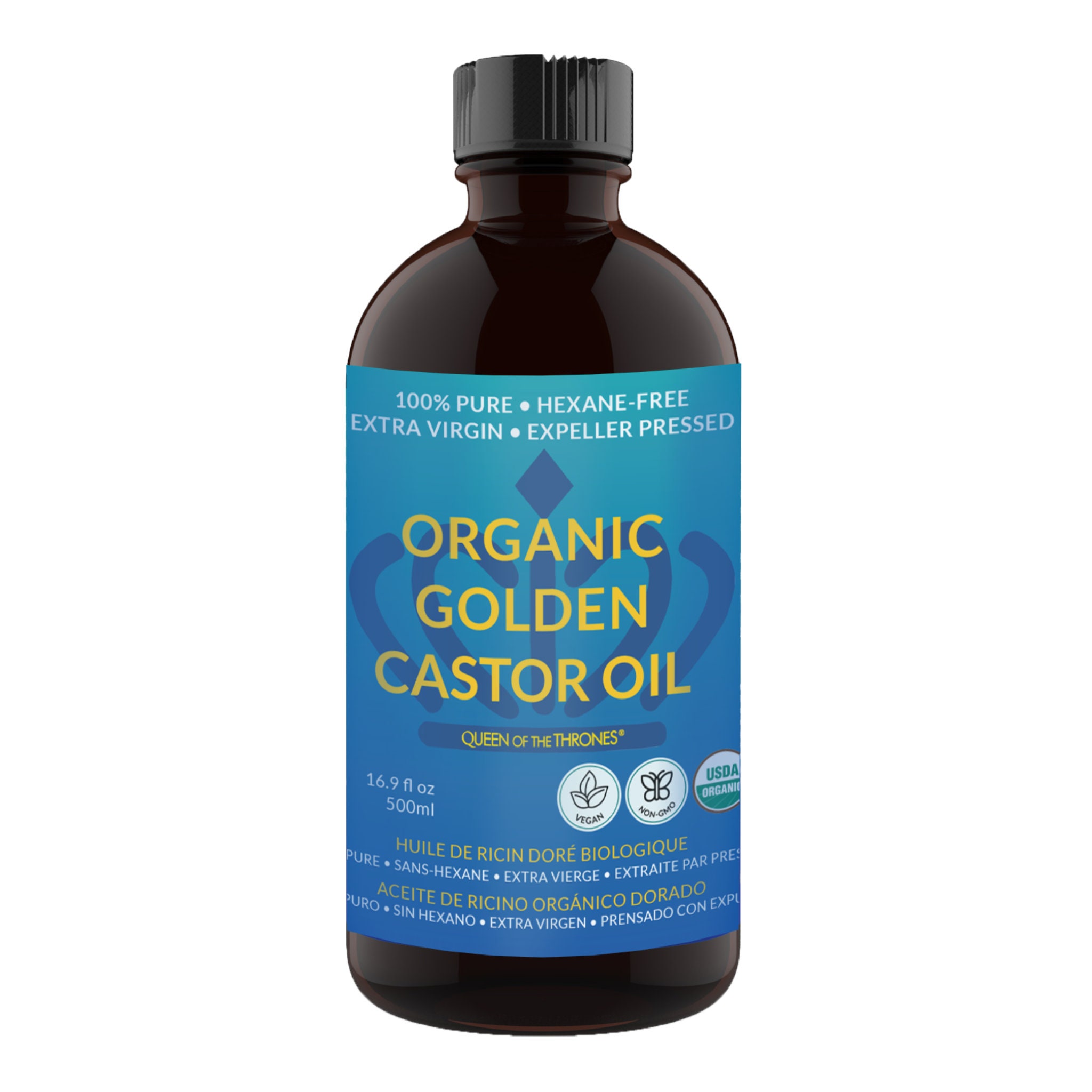 Organic Castor Oil 16.9oz 100% Pure Hexane-free Extra Virgin - Etsy