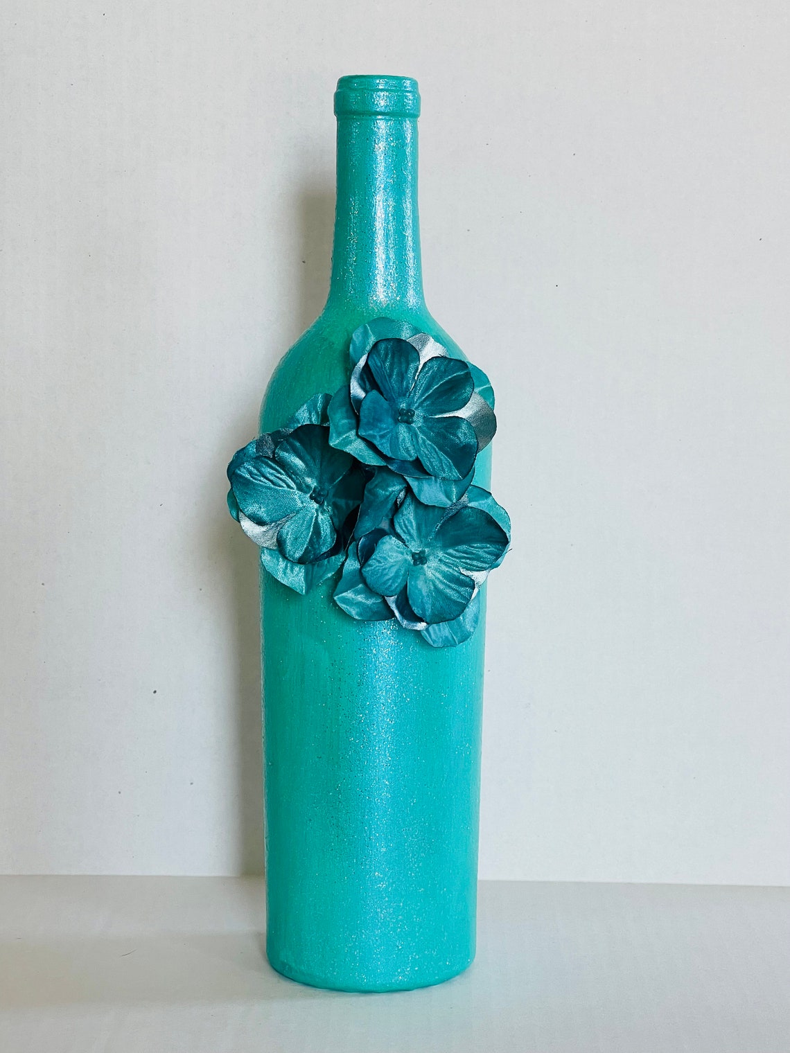 Wine Bottle Vases Wine Bottle Decor Etsy