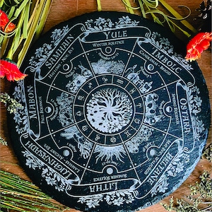 Slate Wheel of the Year / Witches Calendar