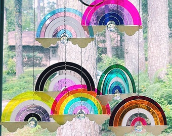 Rainbow Pride Sun Catcher with Prism