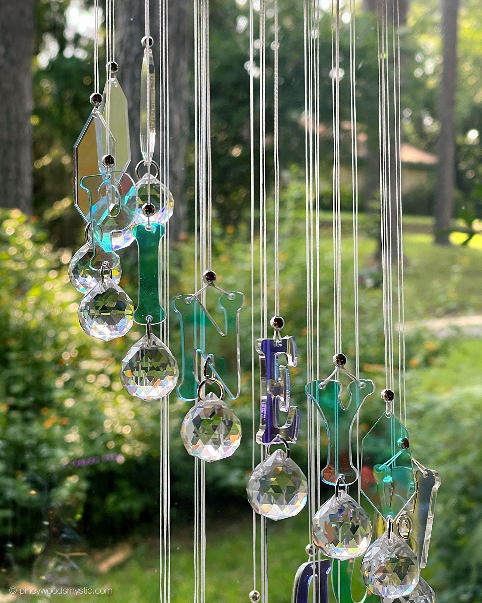 Sun Catching Device DELUXE Iridescent Sun Catcher With Custom Name - Etsy