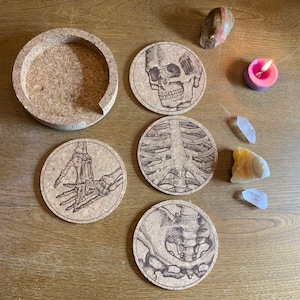 Mr. Bones Skeleton Coasters