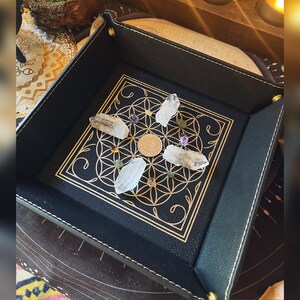 Trinket tray Crystal Grid