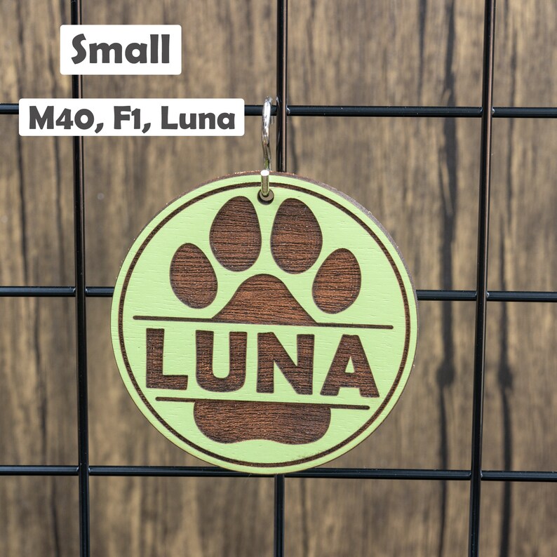 Custom Artwork Kennel Name Plate Custom Carrier Engraved Dog Etsy