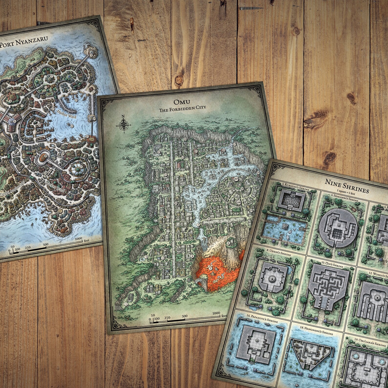 50 Tomb of Annihilation Battle Map Prints Poster Maps From the