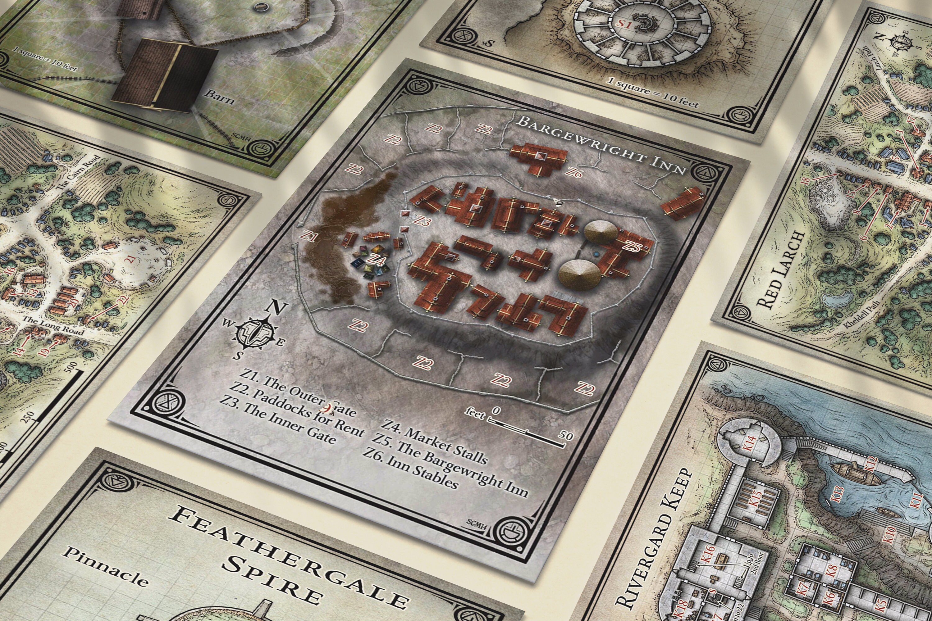 50 Princes of the Apocalypse Battle Map Prints Poster Maps From the ...