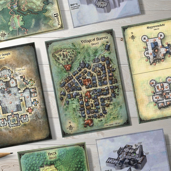 Strahd Maps Print - Etsy