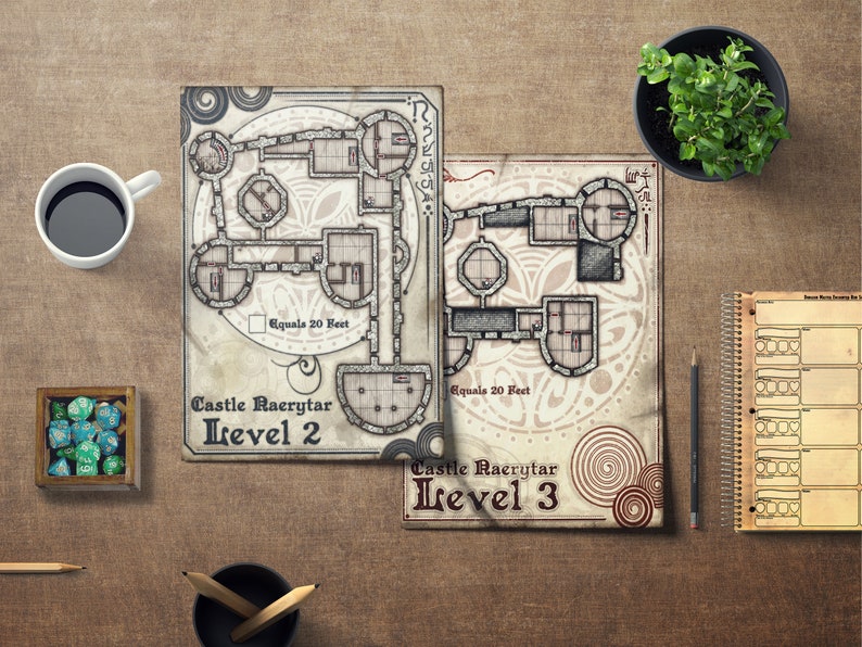 24 Hoard of the Dragon Queen Battle Map Prints Maps From the - Etsy Israel