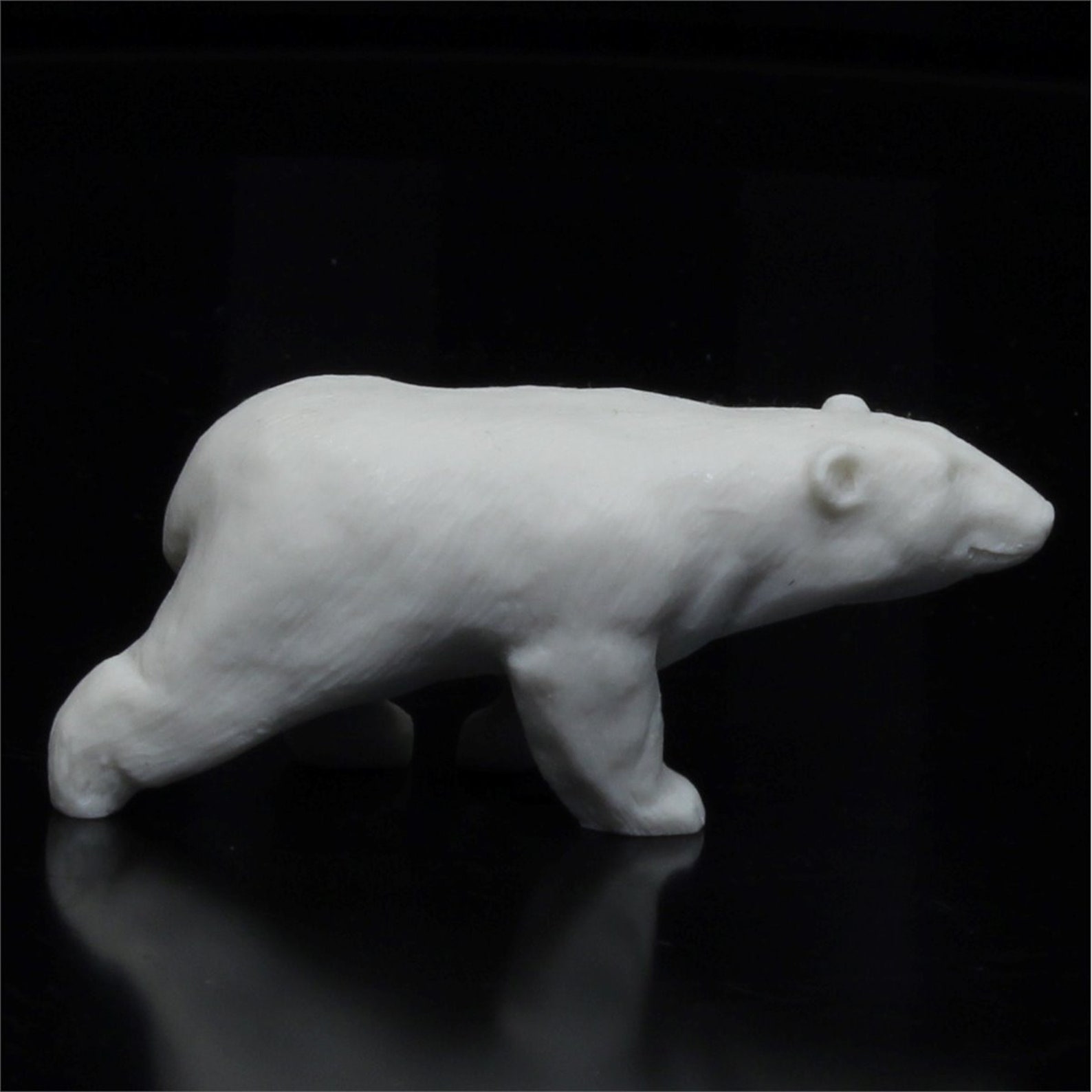 Polar bear Bear Figurine Handmade Bear gift Collectible Etsy
