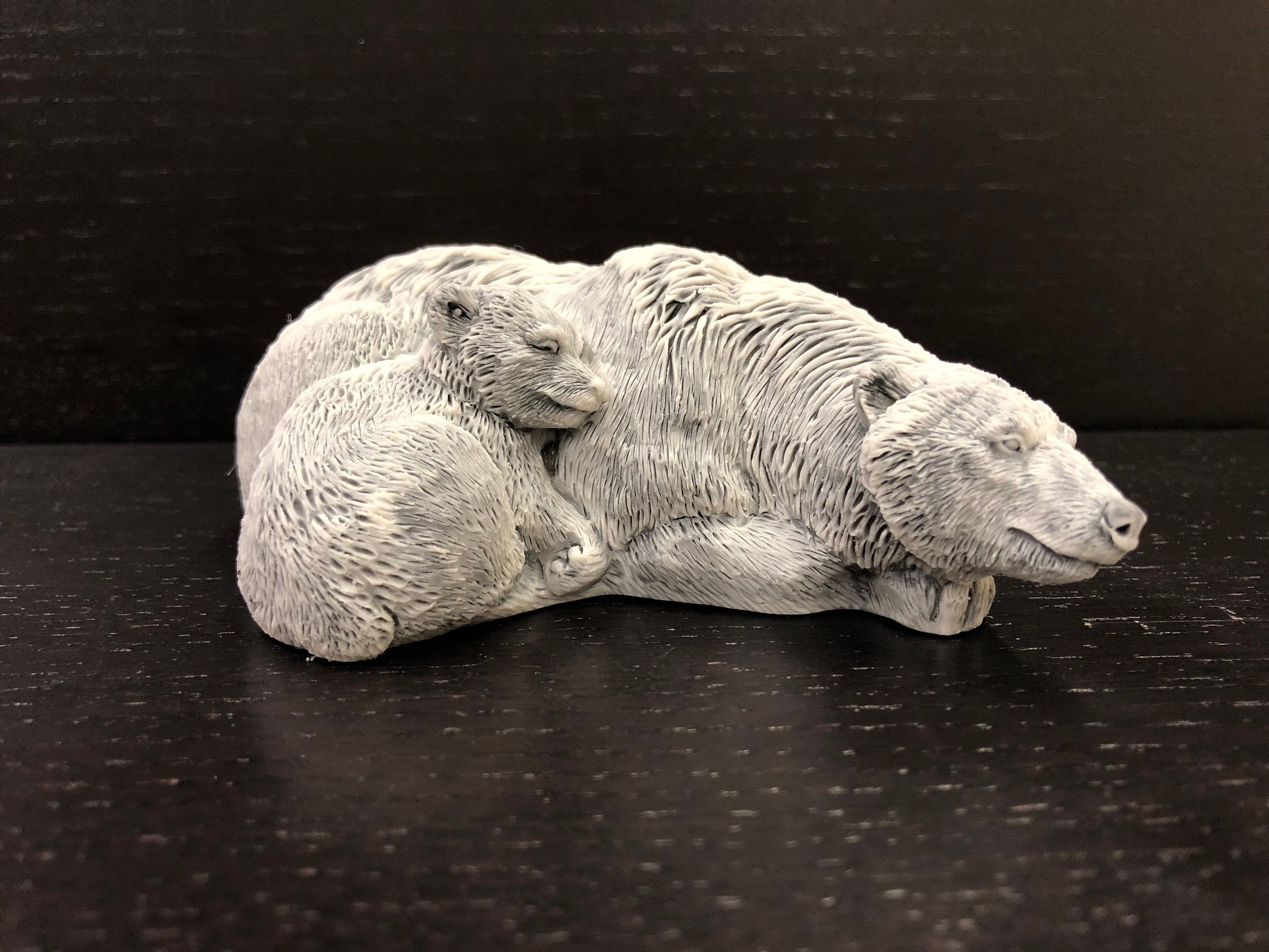 Bear Animal Bear Figurine Gift Marble Bear Figure Etsy