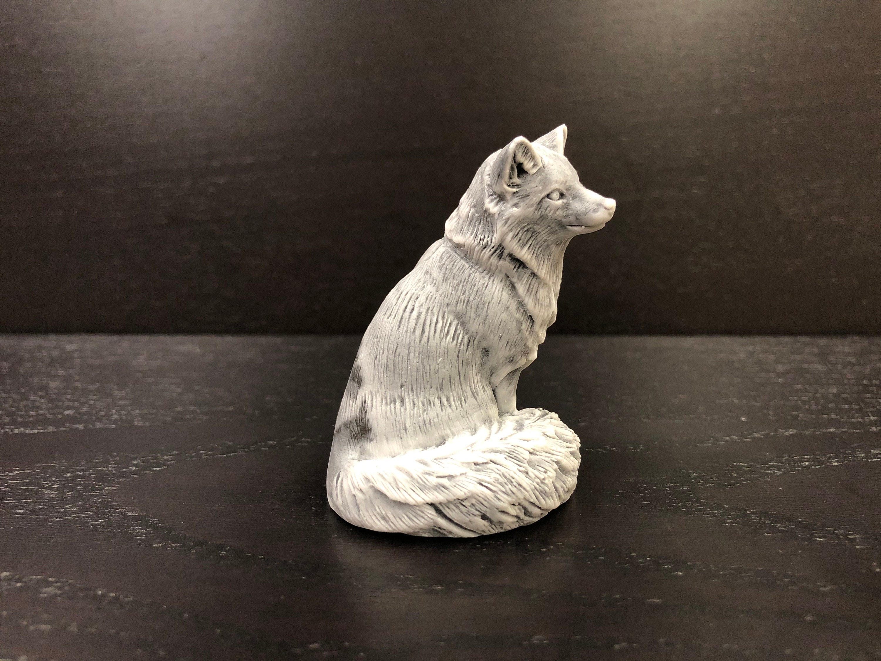 Fox Fox figurine Handmade Fox gift Collectible Figurine Etsy