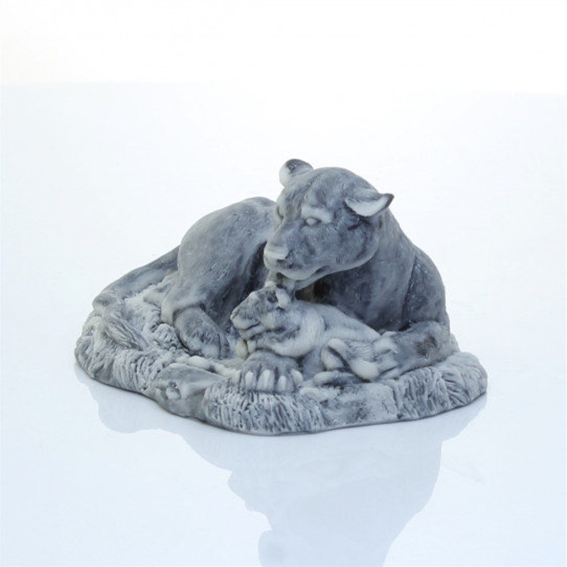 Lion Stone Lion Marble Figurine Lion Figurine Souvenir Etsy