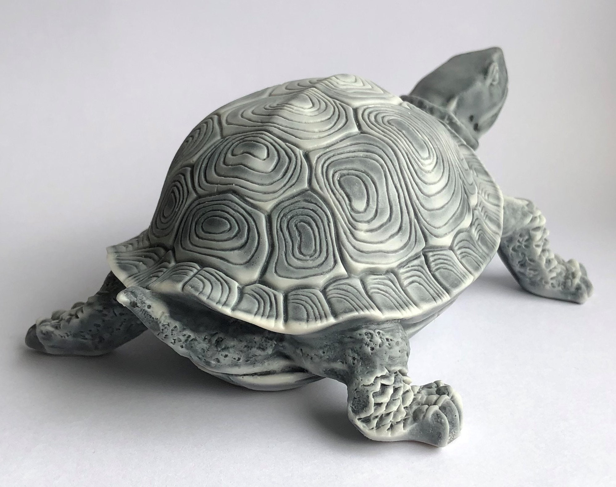 Turtle Turtle Figurine Marble Turtle Figurine Souvenir Etsy