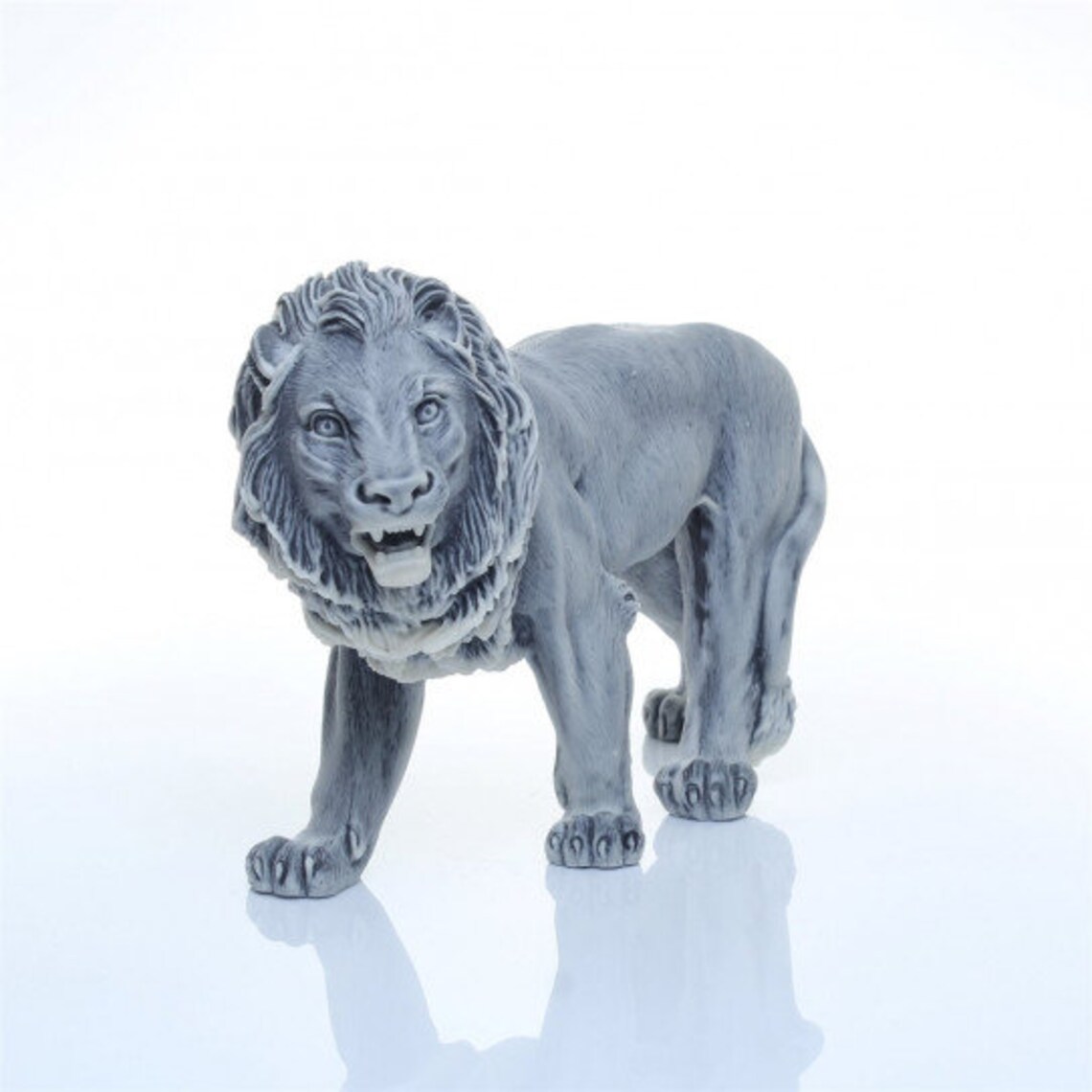 Lion Stone Lion Marble Figurine Lion Figurine Souvenir Etsy